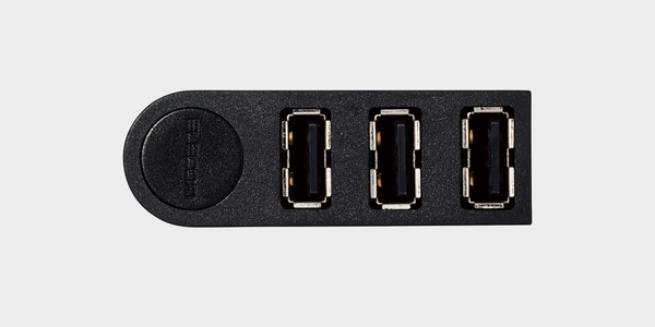 ELECOM ( エレコム )  / U2H-TZ325BBK　USB2.0HUB 画像2