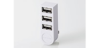 ELECOM U2H-TZ325BWH　USB2.0HUB