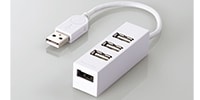 ELECOM U2H-TZ426BWH　USB2.0HUB