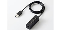 ELECOM U2H-TZ427BBK　USB2.0HUB