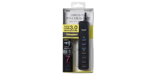 ELECOM ( エレコム )  / U3H-T706SBK　USBHUB3.0画像2