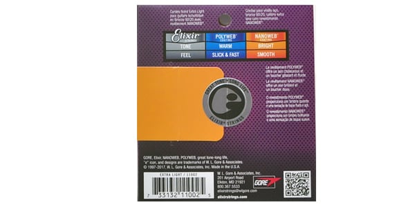 ELIXIR ( エリクサー ) NANOWEB 80/20 Bronze Extra Light #11002 送料 ELIXIR ( エリクサー ) NANOWEB 80/20 Bronze Extra Light #11002 送料