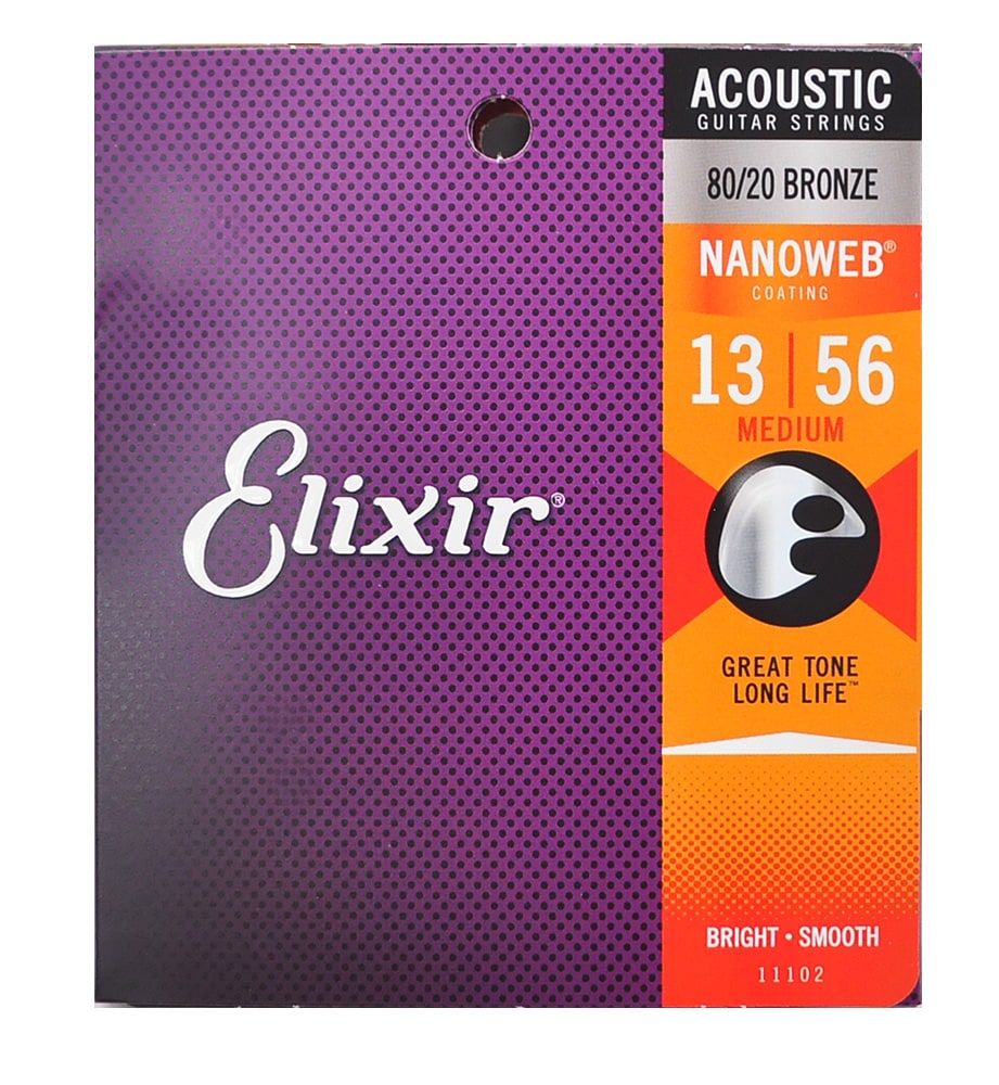 ELIXIR/NANOWEB 80/20 Bronze Medium #11102