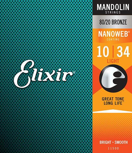 ELIXIR/マンドリン弦 80/20 Bronze with NANOWEB Coating  #11500