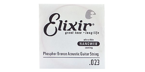 ELIXIR/Phosphor Bronze NANOWEB 023 バラ弦 #14123