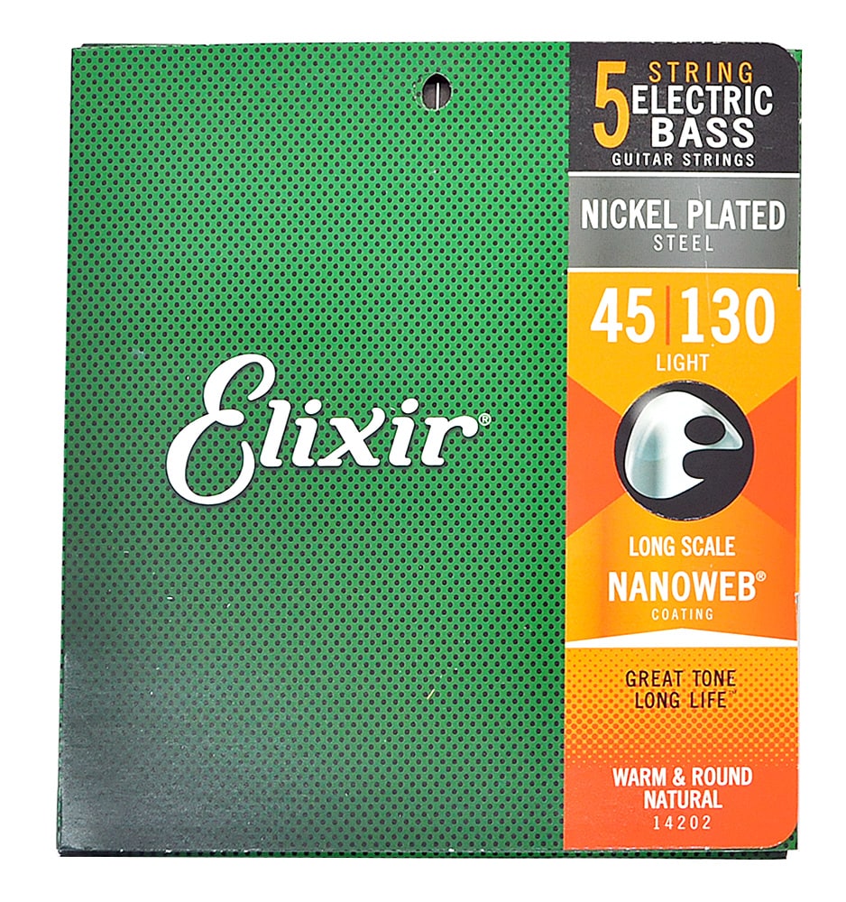 ELIXIR/NANOWEB Light Long Scale #14202 5弦エレキベース弦