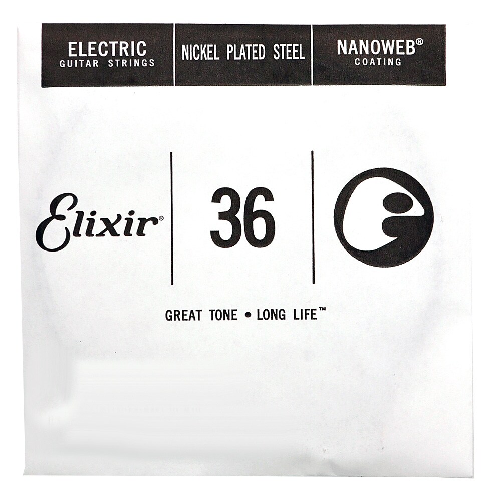 ELIXIR/NANOWEB Single String .036 バラ弦 #15236