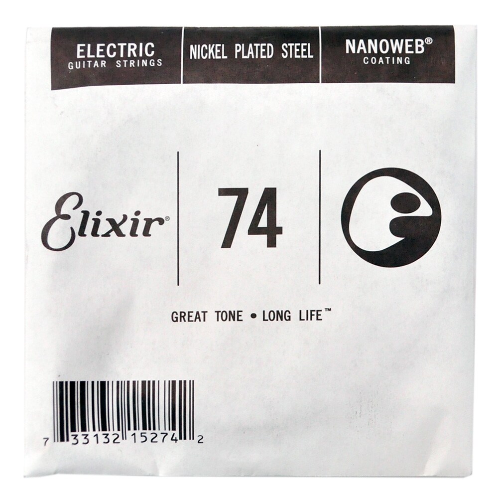 ELIXIR/NANOWEB Single String .074 バラ弦 ♯15274