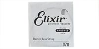 ELIXIR NANOWEB Single String .070 バラ弦 ニッケル ♯15370