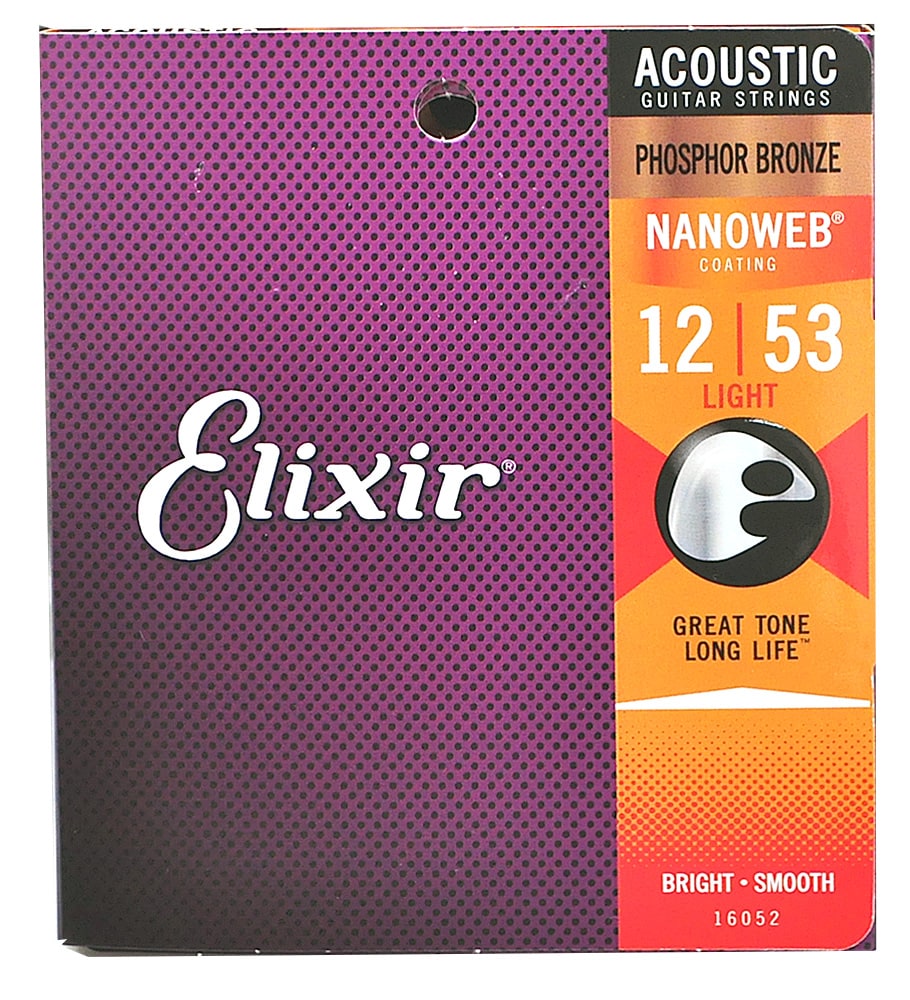 ELIXIR/NANOWEB Phosphor Bronze Light #16052