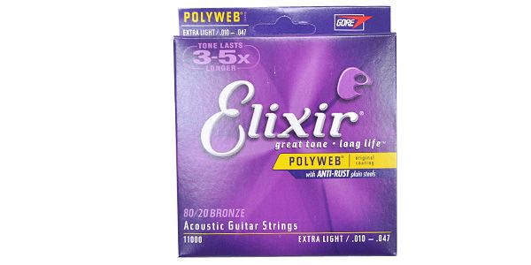 ELIXIR/♯11000 POLYWEB 80/20 Bronze Extra Light