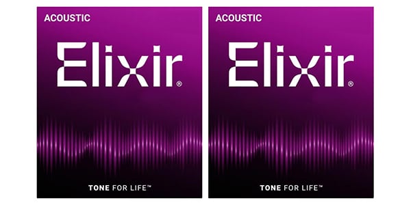 ELIXIR / NANOWEB 80/20 Bronze Custom Light #11027 ツインパック