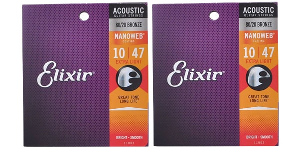 新品　Elixir エリクサー アコースティックExtra Light10-47