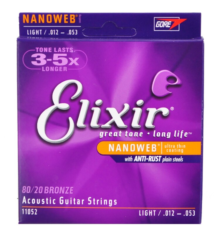 ELIXIR/NANOWEB 80/20 Bronze Light #11052