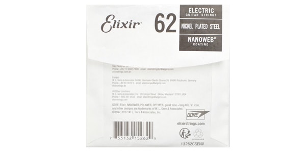 ELIXIR ( エリクサー )  / NANOWEB Single String 062 バラ弦 ♯15262画像2
