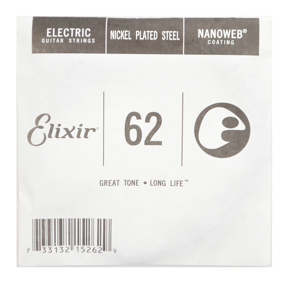 ELIXIR/NANOWEB Single String 062 バラ弦 ♯15262