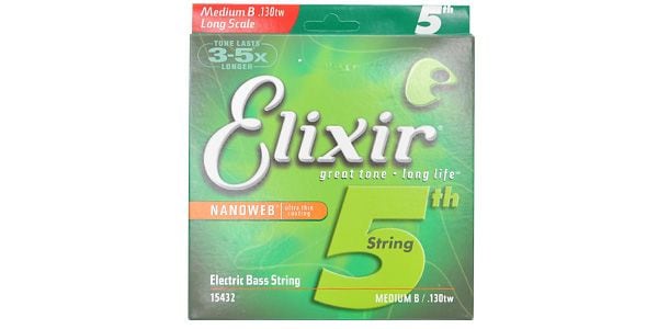 ELIXIR/NANOWEB Single String .130tw バラ弦 ニッケル ♯15432