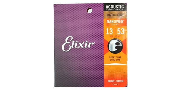 ELIXIR ( エリクサー ) NANOWEB Phosphor Bronze HD Light ♯16182