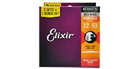 ELIXIR / NANOWEB 80/20 Bronze Light 3-Pack #16539