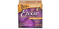 ELIXIR / NANOWEB Phosphor Bronze Light 3-Pack #16545