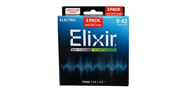 ELIXIR ( エリクサー )  / OPTIWEB Nickel-Plated Steel Super Light 3-Pack #16571