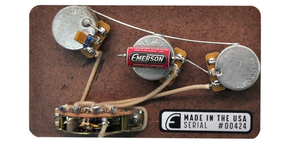 EMERSON CUSTOM ( エマーソンカスタム )  / 5-WAY STRAT PREWIRED KIT 250kΩ Pots