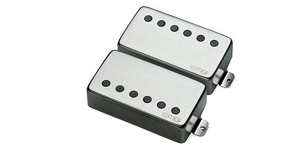 EMG / 57/66 SET Brushed Chrome LONG SHAFT ギター用ピックアップ