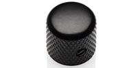 EMG Flat Dome Knob Black Satin