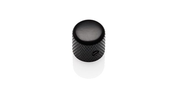 EMG/Flat Dome Knob Black Satin