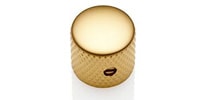 EMG Flat Dome Knob Gold Satin