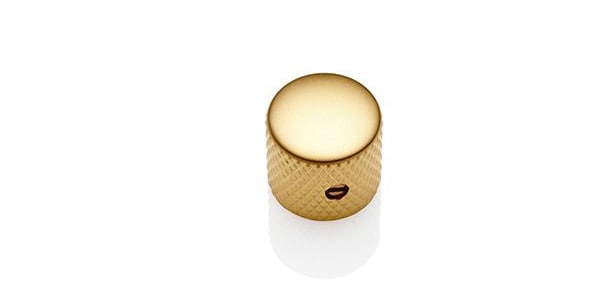 EMG/Flat Dome Knob Gold Satin