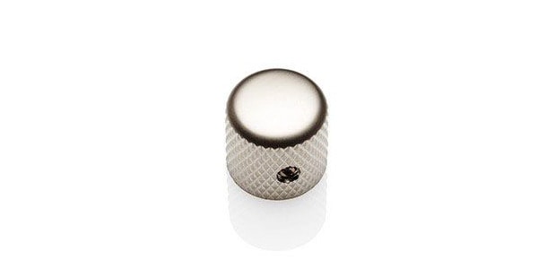 EMG/Flat Dome Knob Nickel Satin