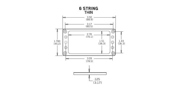 EMG ( イーエムジー )  / Flat 6 Thin Ivory エスカッション画像2