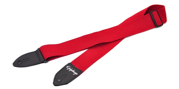 EPIPHONE/Epiphone Cotton Guitar Strap Red