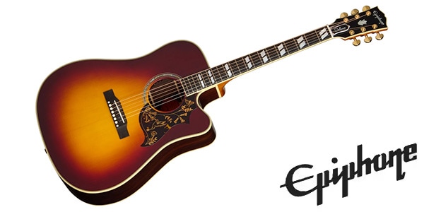 EPIPHONE ( エピフォン )  / Hummingbird Deluxe EC Autumn Burst