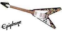 EPIPHONE / Jimi Hendrix Love Drops FlyingV Ebony Lefty