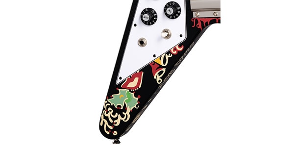 EPIPHONE / JimiHendrix "LoveDrops"FlyingV,Ebony　Lefty画像6
