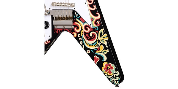 EPIPHONE / JimiHendrix "LoveDrops"FlyingV,Ebony　Lefty画像8