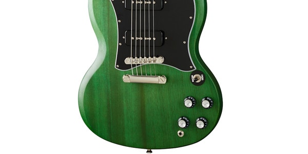 EPIPHONE / SG Classic Worn P90 Worn Inverness Green画像2