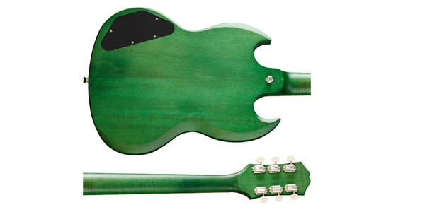 EPIPHONE / SG Classic Worn P90 Worn Inverness Green画像4