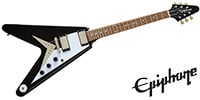 EPIPHONE ( エピフォン ) Flying V Ebony 送料無料 | サウンドハウス