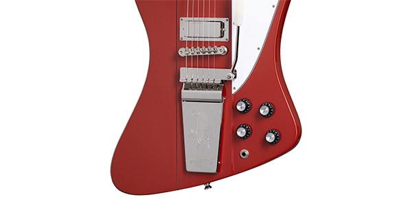 EPIPHONE / 1963 Firebird V; Maestro Vibrola Ember Red画像4