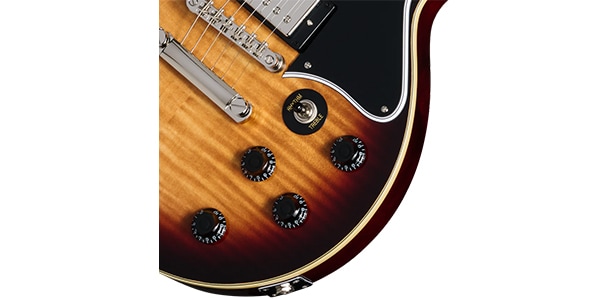 EPIPHONE ( エピフォン )  / Les Paul Special Double Cut Figured Bourbon Burst画像6