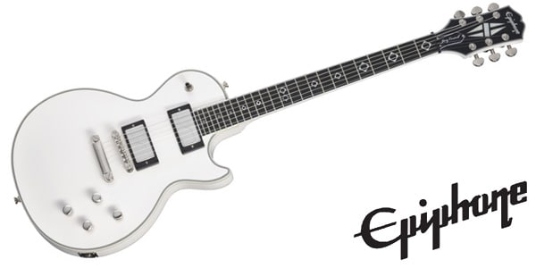 EPIPHONE/Jerry Cantrell Prophecy Les Paul Custom Bone White