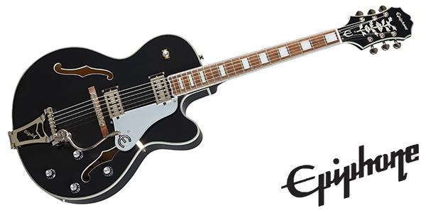 EPIPHONE/Emperor Swingster Black Aged Gloss