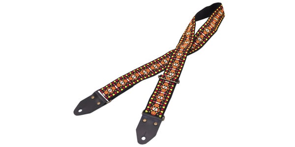 Epivo ( エピヴォ ) / Black Aztec Retro Guitar Strap 50mm