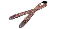  Cream Peafowl Retro Guitar Strap 50mm