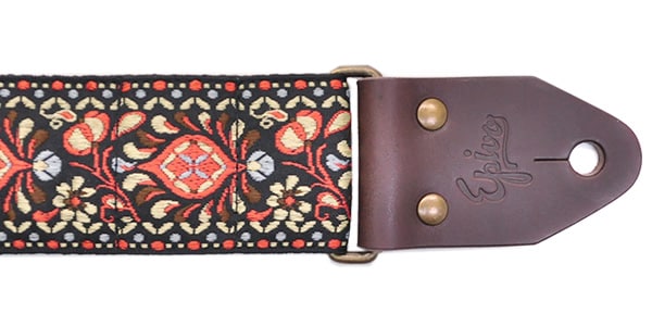 Epivo / Cream Peafowl Retro Guitar Strap 50mm画像2