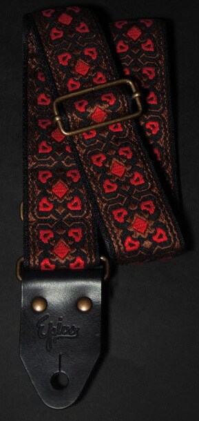 /Granat Retro Guitar Strap 50mm