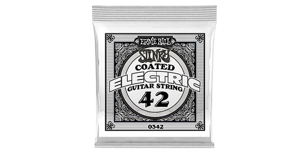 ERNIEBALL/.042 COATED NICKEL WOUND ELECTRIC #0342